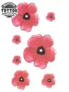 tatouage ephemere fleur rouge design temporaire ideal pour tous les styles tatouage ephemere fleur rouge design temporaire ideal pour tous les styles