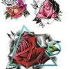 tatouage-fleur-triangle-design-floral-temporaire tatouage-fleur-triangle-design-floral-temporaire