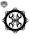 tatouage-fleur-viking-ephemere-design-unique-original