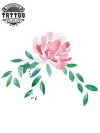 tatouage FLEUR ephemere watercolor artistique tatouage FLEUR ephemere watercolor artistique