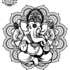 tatouage-ephemere-ganesh-mandala-art-spirituel tatouage-ephemere-ganesh-mandala-art-spirituel