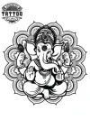 tatouage-ephemere-ganesh-mandala-art-spirituel tatouage-ephemere-ganesh-mandala-art-spirituel