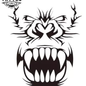 tatouage-ephemere-gorille-tribal-design-temporaire-tatouage-tribal tatouage-ephemere-gorille-tribal-design-temporaire-tatouage-tribal