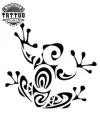 tatouage-ephemere-grenouille-tribal-design-unique tatouage-ephemere-grenouille-tribal-design-unique