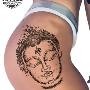 tatouage-ephemere-hanche-bouddha-spirituel tatouage-ephemere-hanche-bouddha-spirituel