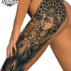 tatouage-ephemere-femme-hanche-cuisse-design-floral tatouage-ephemere-femme-hanche-cuisse-design-floral