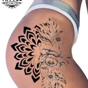 tatouage-ephemere-fleur-hanche-femme tatouage-ephemere-fleur-hanche-femme