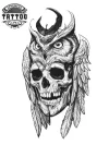 tatouage-ephemere-hibou-japonais-artistique-oriental tatouage-ephemere-hibou-japonais-artistique-oriental