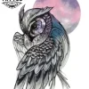 tatouage-ephemere-hibou-lune-mystique-tatouage-lune tatouage-ephemere-hibou-lune-mystique-tatouage-lune