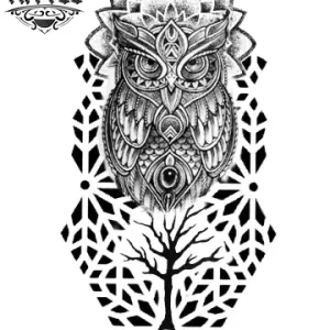 tatouage-ephemere-hiboux-mandala-mystique-pour-peau tatouage-ephemere-hiboux-mandala-mystique-pour-peau