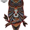 tatouage-ephemere-hiboux-old-school-vintage