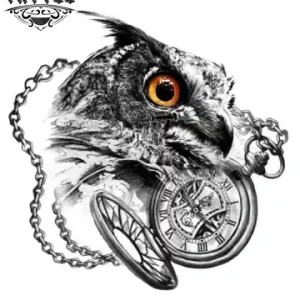 tatouage-ephemere-hiboux-motif-montre-trendy tatouage-ephemere-hiboux-motif-montre-trendy