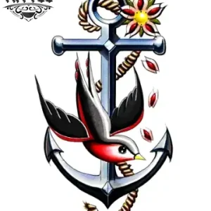 tatouage-ephemere-hirondelle-ancre-marin-style-nautique-temporaire tatouage-ephemere-hirondelle-ancre-marin-style-nautique-temporaire