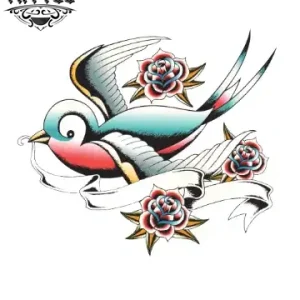 tatouage-ephemere-hirondelle-ruban-personnalise tatouage-ephemere-hirondelle-ruban-personnalise