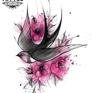 tatouage ephemere hirondelle femme discret elegant tatouage ephemere hirondelle femme discret elegant