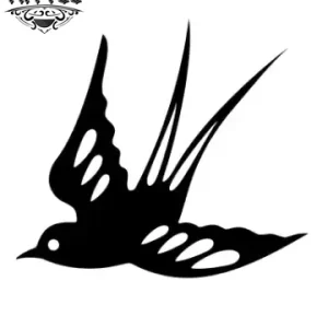 tatouage-éphémère-noir-longue-tenue-hirondelle tatouage-éphémère-noir-longue-tenue-hirondelle