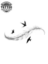 tatouage-ephemere-hirondelle-plume-peau-temporaires tatouage-ephemere-hirondelle-plume-peau-temporaires