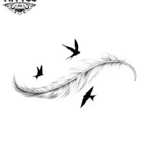 tatouage-ephemere-hirondelle-plume-peau-temporaires tatouage-ephemere-hirondelle-plume-peau-temporaires
