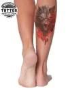 tatouage-ephemere-homme-mollet-loup-design-temporaire-jambe-masculine tatouage-ephemere-homme-mollet-loup-design-temporaire-jambe-masculine