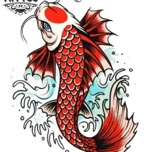 tatouage poisson éphémère homme japonais traditionnel réaliste tatouage poisson éphémère homme japonais traditionnel réaliste