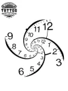 tatouage ephemere horloge infini design temporaire tatouage ephemere horloge infini design temporaire