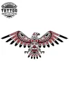 tatouage-oiseau-ephemere-indien-design-original-longue-tenue tatouage-oiseau-ephemere-indien-design-original-longue-tenue