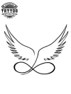tatouage_ephemere_infini_aile_d_ange_tatouage_ailes 이미지