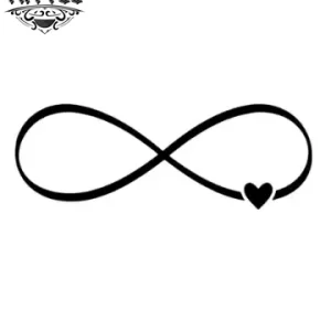 tatouage-ephemere-infini-avec-coeur-design-unique tatouage-ephemere-infini-avec-coeur-design-unique