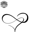 tatouage-ephemere-infini-coeur-design-tendance-waterproof