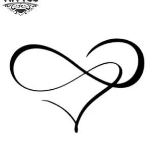 tatouage-ephemere-infini-coeur-design-tendance-waterproof tatouage-ephemere-infini-coeur-design-tendance-waterproof