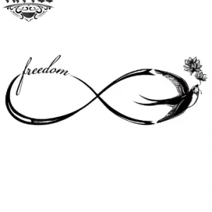 tatouage ephemere infini hirondelle discret elegant tatouage ephemere infini hirondelle discret elegant