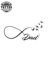 tatouage-infini-ephemere-papa-amour-style-unique tatouage-infini-ephemere-papa-amour-style-unique