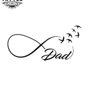 tatouage-infini-ephemere-papa-amour-style-unique tatouage-infini-ephemere-papa-amour-style-unique