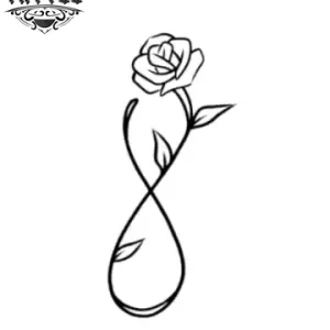 tatouage-ephemere-infini-rose-design-fleuriste tatouage-ephemere-infini-rose-design-fleuriste