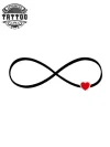 tatouage éphémère infini simple minimaliste élégance permanente
