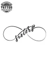 tatouage ephemere infini motif soeur tatouage ephemere infini motif soeur