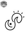 tatouage-ephemere-infini-soleil-design-lumineux