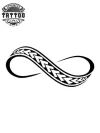 tatouage INFINI éphémère tahitien design polynésien durable