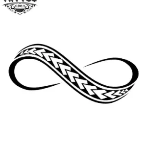 tatouage INFINI éphémère tahitien design polynésien durable tatouage INFINI éphémère tahitien design polynésien durable