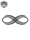 tatouage-infini-ephemere-tribal-design-unique tatouage-infini-ephemere-tribal-design-unique