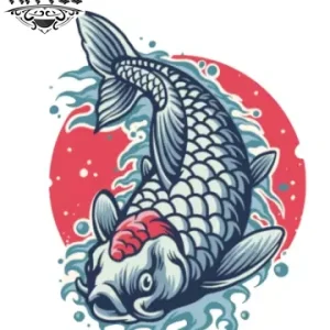 tatouage-ephemere-japonais-carpe-koi-design-traditionnel tatouage-ephemere-japonais-carpe-koi-design-traditionnel
