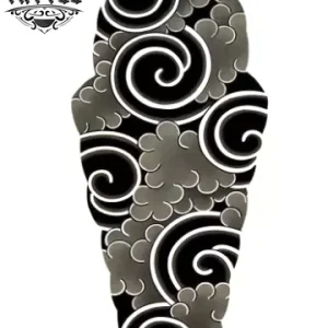 tatouage-japonais-ephemere-element-aire-zen tatouage-japonais-ephemere-element-aire-zen