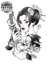 tatouage-ephemere-japonais-fleur-traditionnelle tatouage-ephemere-japonais-fleur-traditionnelle