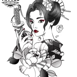tatouage-ephemere-japonais-fleur-traditionnelle tatouage-ephemere-japonais-fleur-traditionnelle