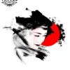 tatouage ephemere japonais geisha art traditionnel image alt tatouage ephemere japonais geisha art traditionnel image alt