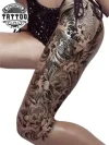 tatouage-ephemere-hanche-design-japonais-traditionnel-elegant tatouage-ephemere-hanche-design-japonais-traditionnel-elegant