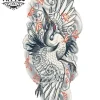 tatouage-ephemere-japonais-heron-design-traditionnel-japonais tatouage-ephemere-japonais-heron-design-traditionnel-japonais
