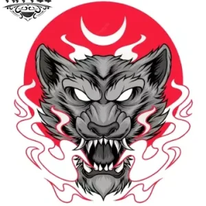 tatouage-JAPONAIS-tatouage-ephemere-loup-sauvage tatouage-JAPONAIS-tatouage-ephemere-loup-sauvage