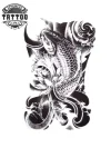 tatouage-japonais-ephemere-manchette-style-traditionnel tatouage-japonais-ephemere-manchette-style-traditionnel