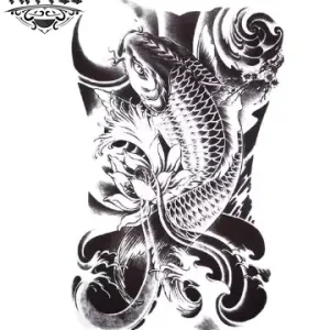 tatouage-japonais-ephemere-manchette-style-traditionnel tatouage-japonais-ephemere-manchette-style-traditionnel